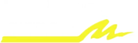 The Ding Pro Collision Center logo with bold white text and yellow accent graphic